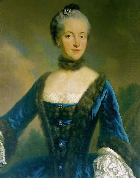 unknow artist Portrait of Maria Josepha of Bavaria china oil painting image